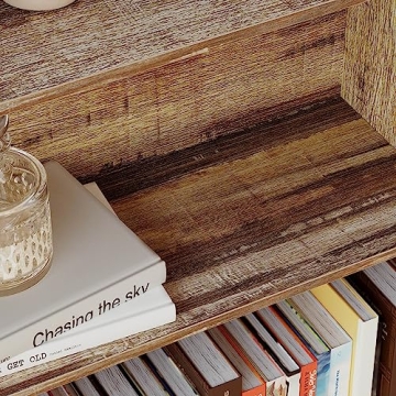 IRONCK Industrial Bookshelf - Stylish 6-Tier Storage Solution