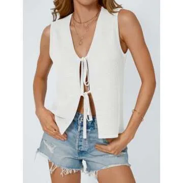 LILLUSORY Women’s Crochet Tops - Summer Vacation Styles & Trends 2025