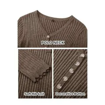 OUGES Women's 2025 Winter Wool Blend Maternity Sweater Midi Dress for Photoshoot Baby Shower Trendy Slim Fit Outfits Fall Bodycon V Neck Long Sleeve Ribbed Knit Pregnancy Must Have Clothes(Coffee,M)