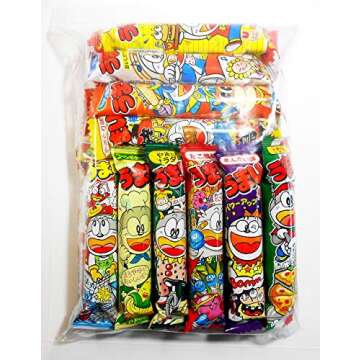 Umaibo Japanese Corn Puffed Snacks Variety Pack 10 Flavors (20 packages)