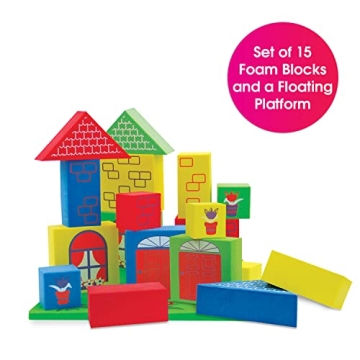 Edushape Floating Blocks for Creative Bath Time Fun