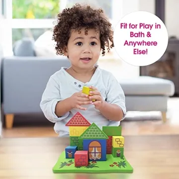 Edushape Floating Blocks for Creative Bath Time Fun