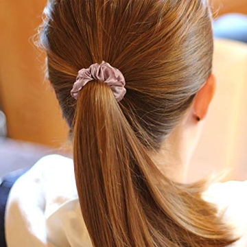 WILLBOND Satin Hair Scrunchies Bulk - 24 Vibrant Colors