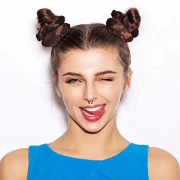 WILLBOND Satin Hair Scrunchies Bulk - 24 Vibrant Colors