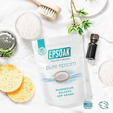 Epsoak Epsom Salt 10 lb. Bulk Bags for Relaxation and Care