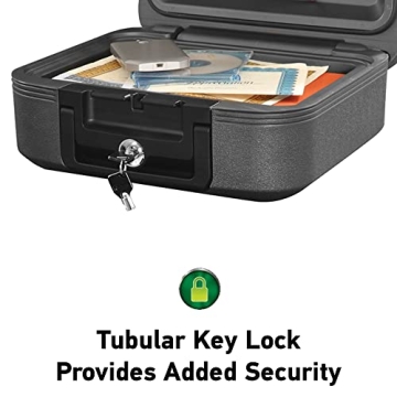 Waterproof Key Lock Fire Safe 0.28 CuFt