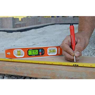 Johnson Programmable Digital Torpedo Level for Accurate Measurements