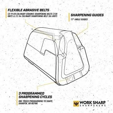 Work Sharp Professional Electric Culinary E5 Kitchen Knife Sharpener