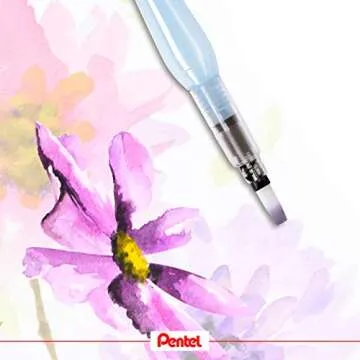 Pentel Fine/Medium Aquash Water Brush (Pack of 3), XFRH/3-FMMHBR