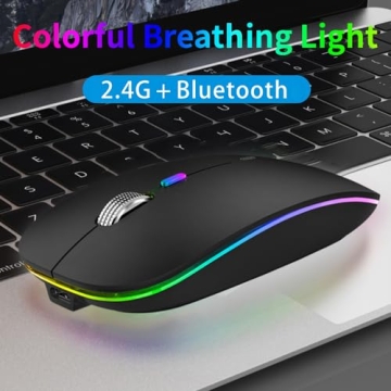 TENMOS Wireless Bluetooth Mouse for Laptop & Macbook
