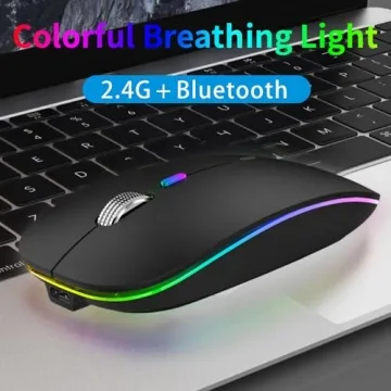 TENMOS Wireless Bluetooth Mouse for Laptop & Macbook