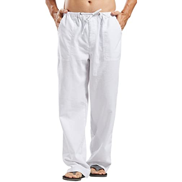 utcoco Qiuse Men's Casual Beach Pants for Summer Style