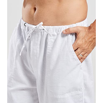 utcoco Qiuse Men's Casual Beach Pants for Summer Style