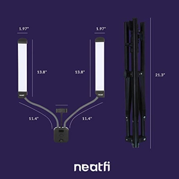 Neatfi LED Light Kit with 3600 Lumens & Adjustable Tripod