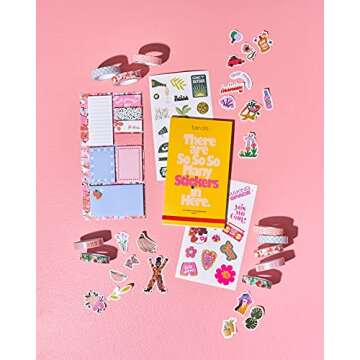 ban.do Sticker Book with Over 700 Assorted Stickers, 35 Sticker Sheets with Fun Stickers, Colorful Sticker Pack with Aesthetic Stickers for Scrapbooking Planners or Journals, Issue 7