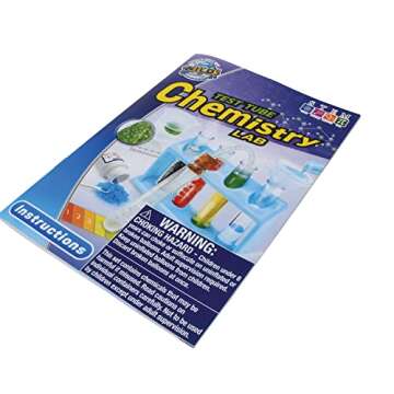 WILD! Science - Test Tube Chemistry Lab - 50+ Fun Experiments and Reactions for Kids Aged 8+ - Explore STEM - Learn About Solids, Liquids, Gases and More!