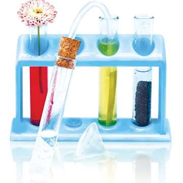 WILD! Science - Test Tube Chemistry Lab - 50+ Fun Experiments and Reactions for Kids Aged 8+ - Explore STEM - Learn About Solids, Liquids, Gases and More!