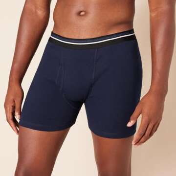 Comfortable Cotton Boxer Briefs 5 Pack for Men