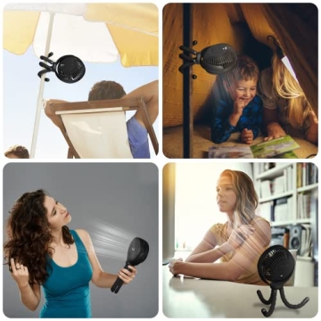 Portable Stroller Fan with 65Hrs Battery Life