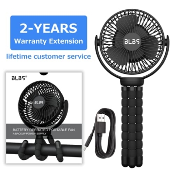 Portable Stroller Fan with 65Hrs Battery Life