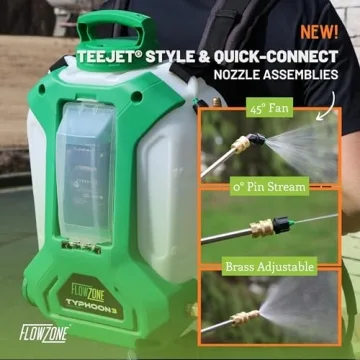 FlowZone Typhoon 3 Adjustable Battery Backpack Sprayer