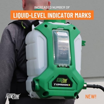 FlowZone Typhoon 3 Adjustable Battery Backpack Sprayer
