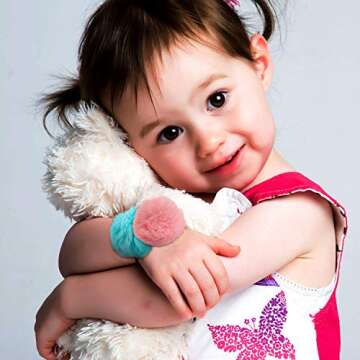 Cute 20-Piece Pom Pom Hair Ties for All Ages