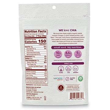 Nutiva Organic Chia Seeds - Premium Nutrient-Dense Superfood