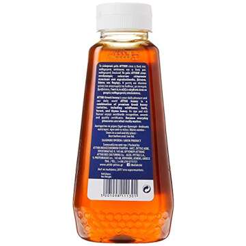 Attiki Pure Greek Honey with Thyme, Wild Flowers and Herbs - Perfect for Cooking and Baking, 9.5 oz
