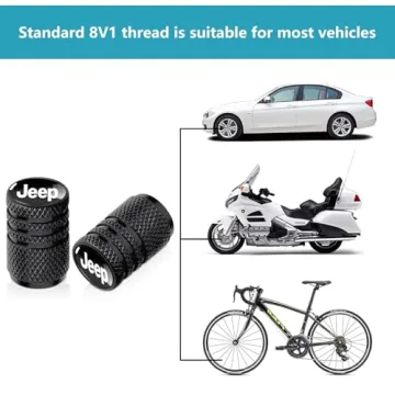 Stylish Tire Valve Stem Caps for Jeep Grand Cherokee and More