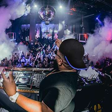 JIGUOOR LED Hat Light Up Baseball Cap Flash Glow Party Hat Rave Accessories for Festival Club Stage Hip-hop Performance (Rechargeable Powered, Multicolour)