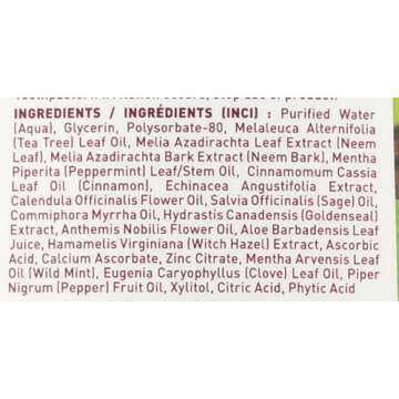 Desert Essence Alcohol-Free Mouthwash with Tea Tree Oil and Aloe, Sugar-Free, Oral Rinse to Fight Bad Breath & Dry Mouth, Vegan, Non-GMO, SLS-Free, Gluten-Free, Cinnamint Flavor, 16oz