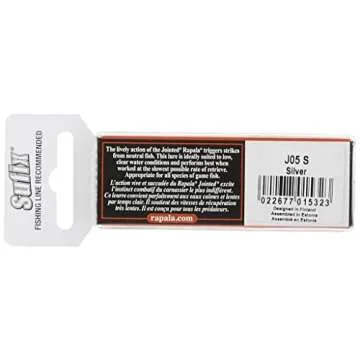 Rapala Jointed Fishing Lure - 2" Depth 3'-5' Silver