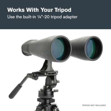 Celestron – SkyMaster 25x70 Binocular – Large Aperture Outdoor & Astronomy Binoculars – for Lo...