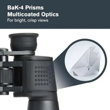 Celestron – SkyMaster 25x70 Binocular – Large Aperture Outdoor & Astronomy Binoculars – for Long Distance Tripod Viewing – Includes Tripod Adapter & Carrying Case – Multi-Coated Optics