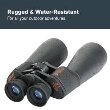 Celestron – SkyMaster 25x70 Binocular – Large Aperture Outdoor & Astronomy Binoculars – for Long Distance Tripod Viewing – Includes Tripod Adapter & Carrying Case – Multi-Coated Optics