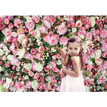 Art Studio 3D Flower Backdrop for Events and Photos