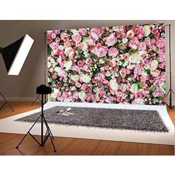 Art Studio 3D Flower Backdrop for Events and Photos