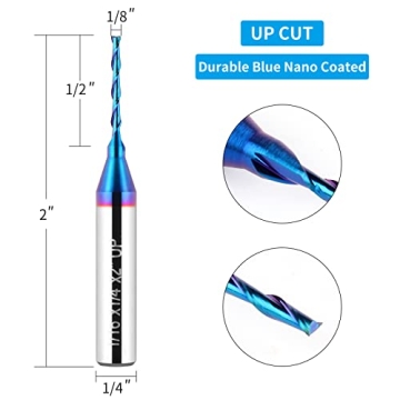 EANOSIC Upcut Spiral Router Bit for Precision Woodworking
