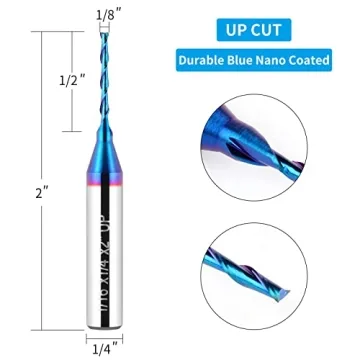 EANOSIC Upcut Spiral Router Bit for Precision Woodworking