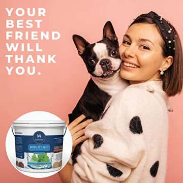 Madra Mor Mobility Dog Essentials Mud Bath | Dog Bath Spa Treatment for Dog Arthritis Pain Relief | Anti Itch for Dogs Wash for Dog Grooming | 7.5lb Pail w Worldwide Nutrition Multi Purpose Key Chain