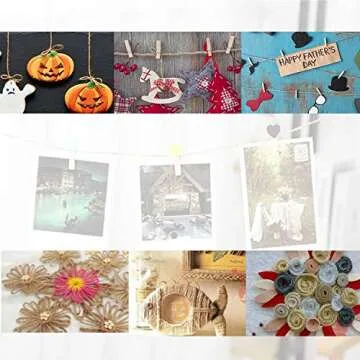 WODTRUE 3 Ply 2mm Thick 328 Feet Natural Jute Twine 2 Pack,Christmas Twine,Best Arts Crafts Gift Twine Durable Packing String for Weddings,Gift Wrapping, Gardening,DIY Crafts, Decoration.