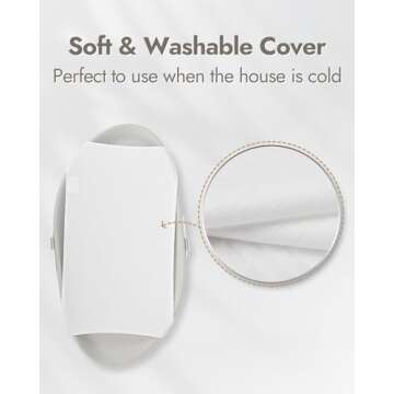 Papablic Baby Changing Pad, Waterproof & Non-Slip, Includes Washable Cover, Safety Strap for Standard Dresser, Changing Table, Bed, Sofa