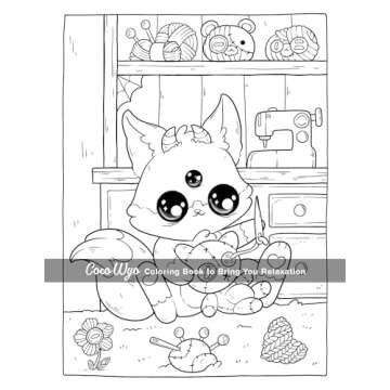 Creepy Cutie: Coloring Book for Adults and Teens Featuring Goth Kawaii and Spooky Cute Creatures of All Kinds and Many More