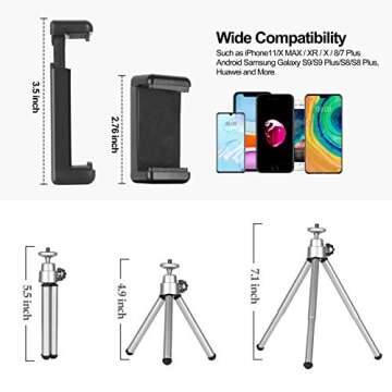 Upgrade EMART 14" x 16" Photography Table Top Light Box 104 LED Portable Photo Studio Shooting Tent with Color Backdrops and Phone Tripod Holder