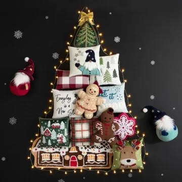 Adorable Phantoscope Gingerbread Girl Cushion for Holidays