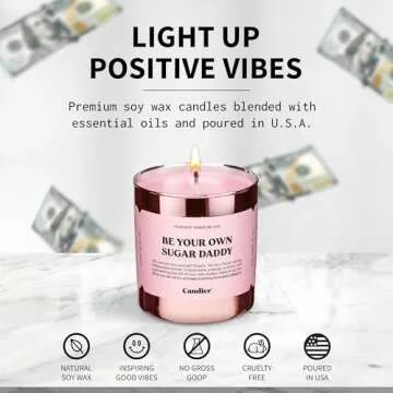 Be Your Own Sugar Daddy Scented Candle - Luxurious & Cute Gift