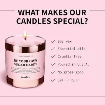 Be Your Own Sugar Daddy Scented Candle - Luxurious & Cute Gift