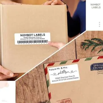 NIIMBOT Thermal Labels for B1 B21 B3S K3 - 260 Labels Roll