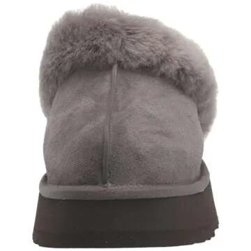 UGG Women's Disquette Slipper - Warm & Cozy Charcoal Footwear